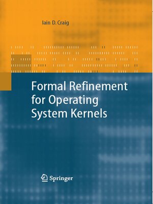cover image of Formal Refinement for Operating System Kernels